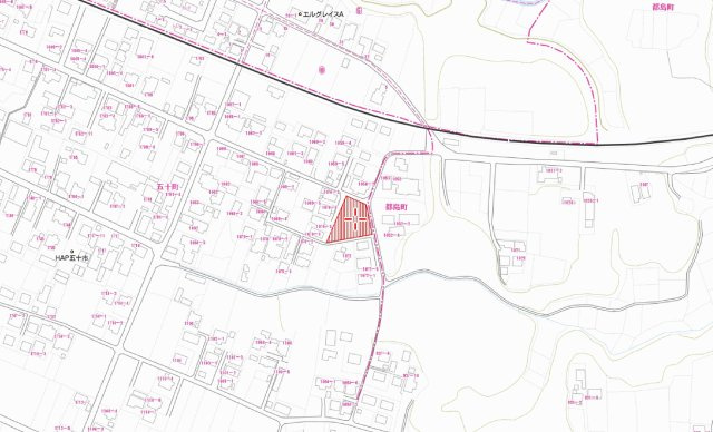 【土地図】 | 都城市五十町　B区画　650万円