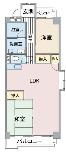 横井ビルの間取り