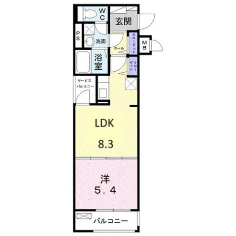 シャルムの間取り
