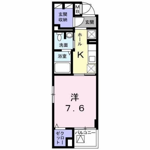 ヴィラ　カメリアの間取り