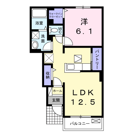 コリーヌ久住Ⅱの間取り