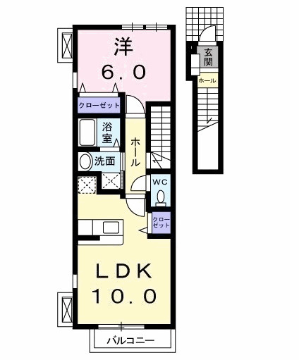 アンジュコリーヌの間取り