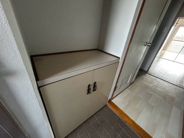 石川マンション３の玄関