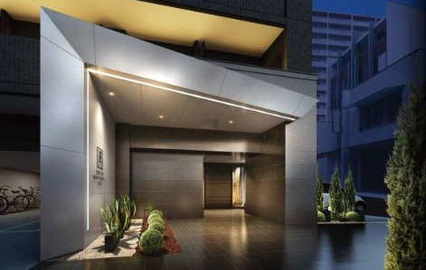 エステムコート名古屋鶴舞Ⅱレアーヴのエントランス