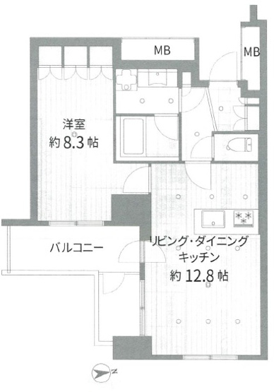 【間取り】 | スカイグランデ汐留
