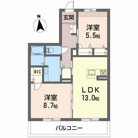【間取り】 | クオレール針田