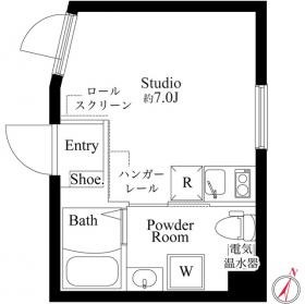 【間取り】 | CASA PIAZZA 西蒲田 | 間取り図