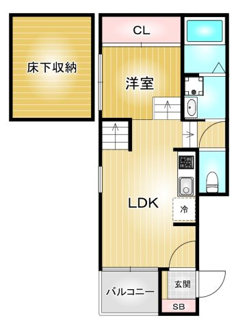 ハーモニーテラス愛知町Ⅴ｜名古屋市の賃貸ならMy賃貸の間取り|ハーモニーテラス愛知町Ⅴ