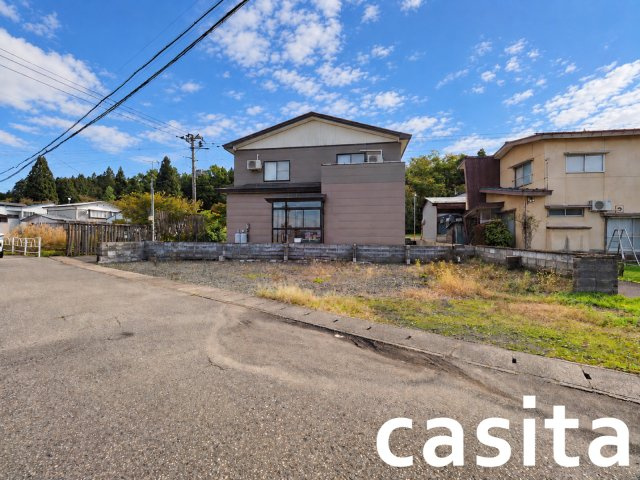 【建築条件なし】横手市前郷字上松原 18.25坪 国道107号沿い小規模店舗・事務所・駐車場の画像