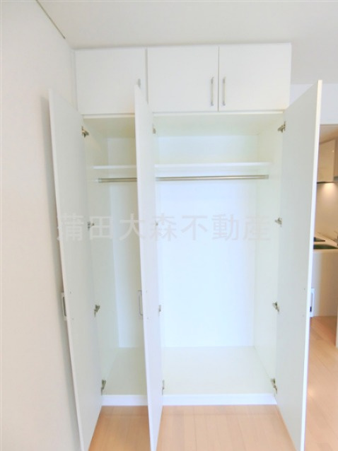 ガーデン蒲田の収納|収納　1メートル以上の大型クローゼット
