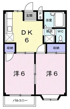 【間取り】 | エルディム東幸Ａ