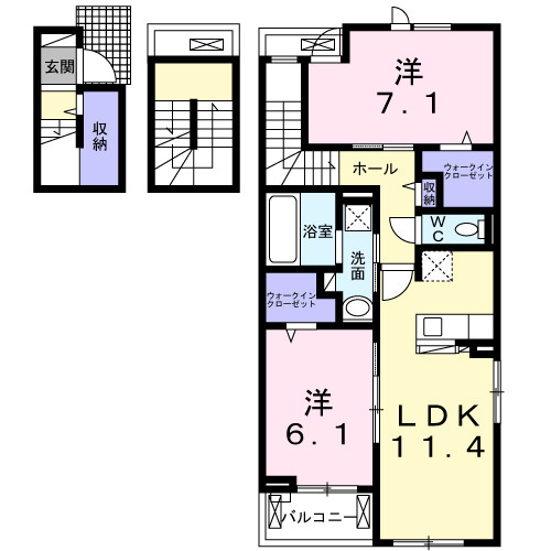 ラシュレの間取り