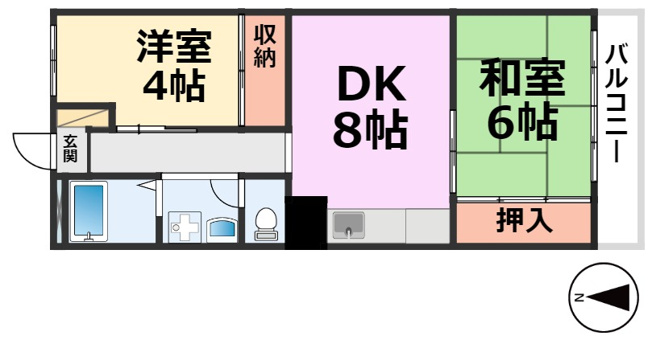 【間取り】 | 橋本第１マンション
