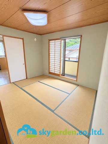 二宮町緑が丘2丁目　中古戸建の和室|CG合成により家具を消した画像になります。