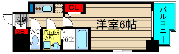 エスリード大阪ドームセルカの間取り