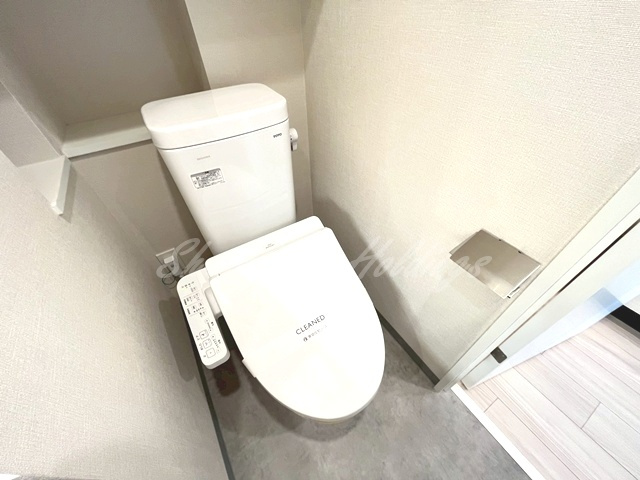 横浜市鶴見区鶴見中央５丁目の賃貸マンションのトイレ|温水洗浄便座付き♪