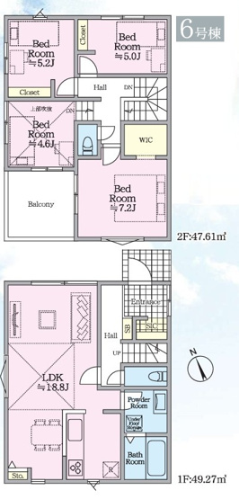 【間取り】 | 藤沢市白旗1丁目 新築戸建 全7棟