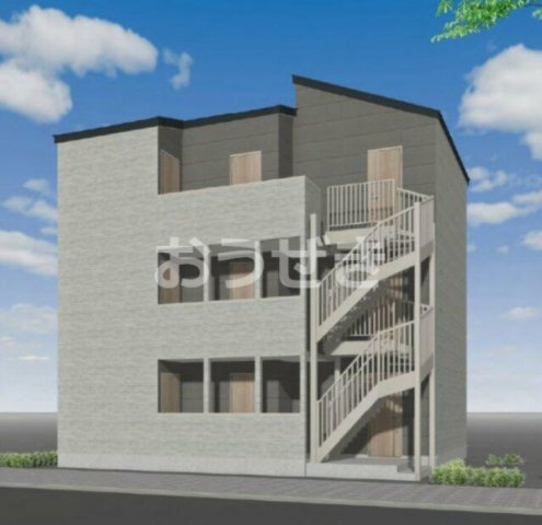 （仮称）仏向町新築アパートの外観