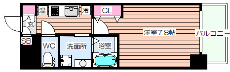 【間取り】 | アスヴェル大阪城WESTⅡ