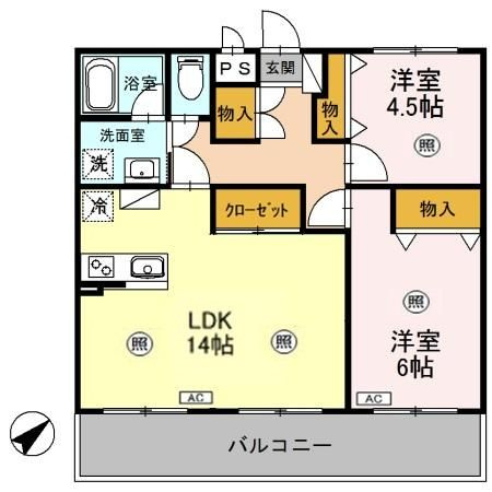 【間取り】 | フォレストジョウエイ