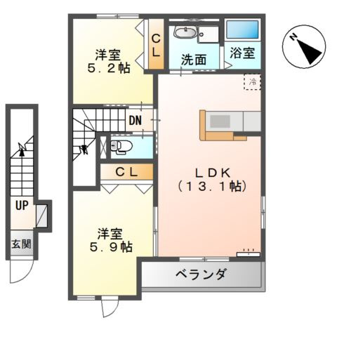 Ｊ フォレストの間取り
