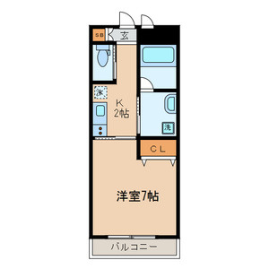 【間取り】 | ジュネス石原Ⅱ | 間取り図