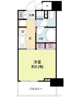 レジディア神戸元町の間取り