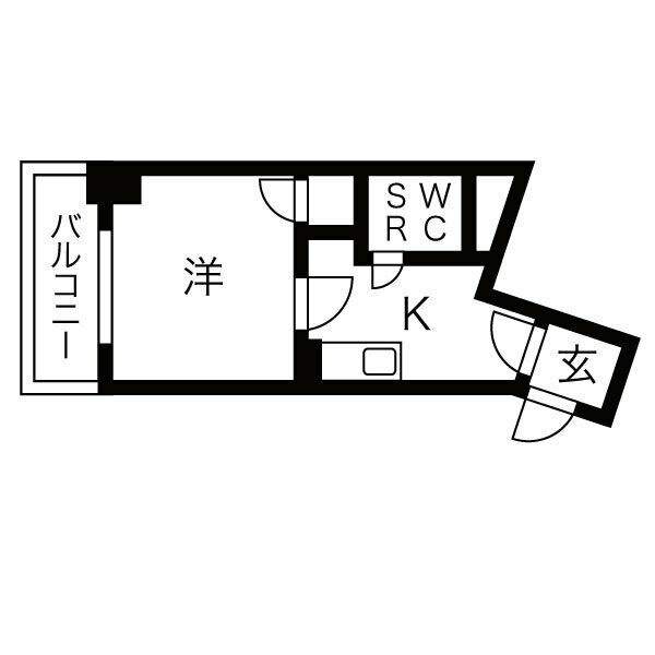 レック難波ビルの間取り