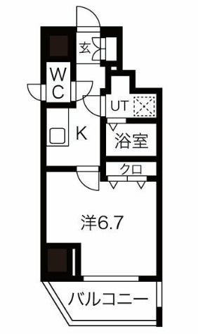 アクアプレイス江戸堀の間取り