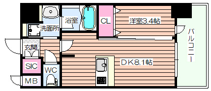【間取り】 | エステムコート梅田・天神橋Ⅳ　ステーションフロント