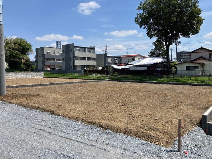 今泉町土地の外観