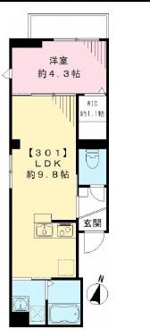 グランビューオシアゲの間取り