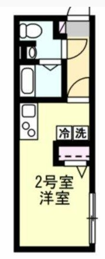 【間取り】 | ベイルーム大口Ⅱ