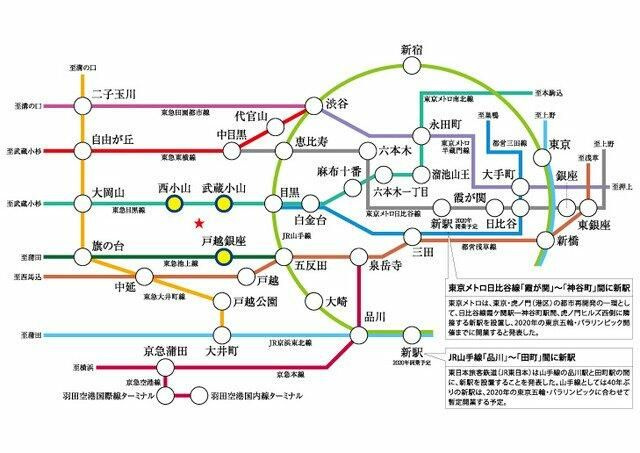 ガーラ・ヴィスタ武蔵小山の地図