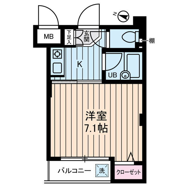 メッセ高井戸の間取り