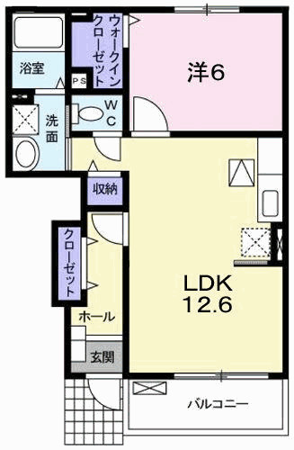 ラルジュ　フォンテーヌⅢの間取り