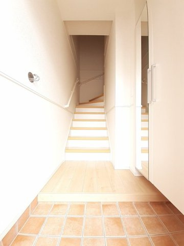 クラール　安宅Ｂの玄関|シンプルで使いやすい玄関です
