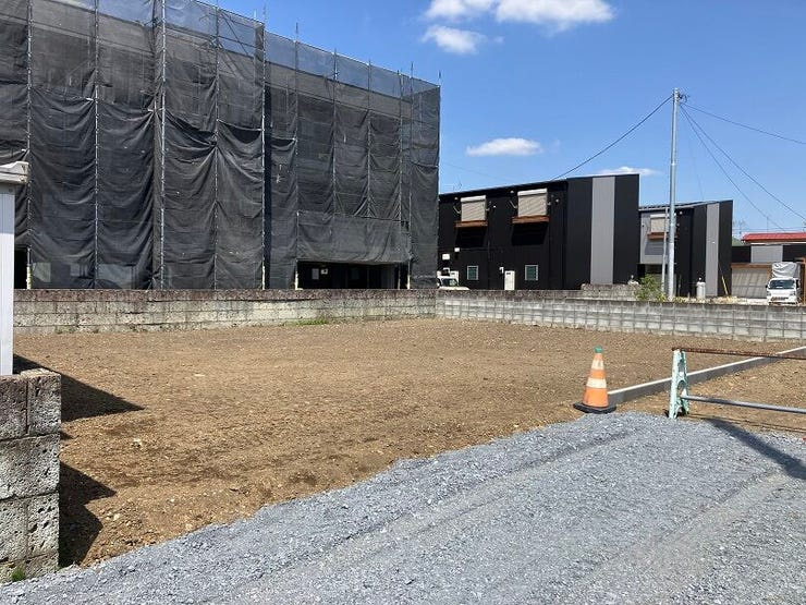 今泉町土地の外観