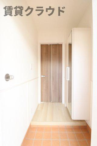 Ｖｉｌｌａクレストの玄関|シューズボックスもあり、玄関もスッキリしますね！