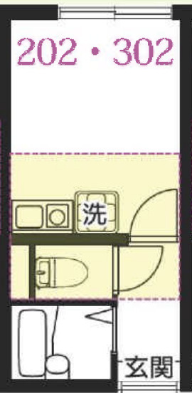 練馬区平和台１丁目のアパートの間取り