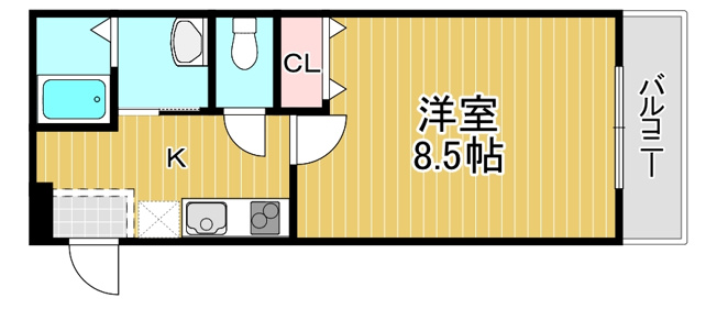【間取り】 | フジパレス新喜多