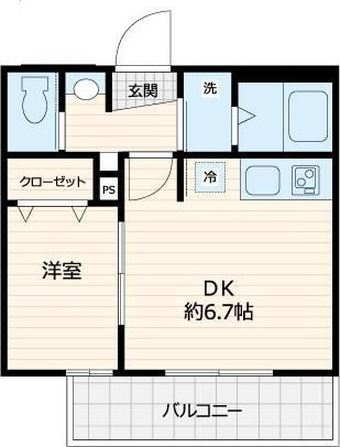 サクラブルームの間取り|間取りです。