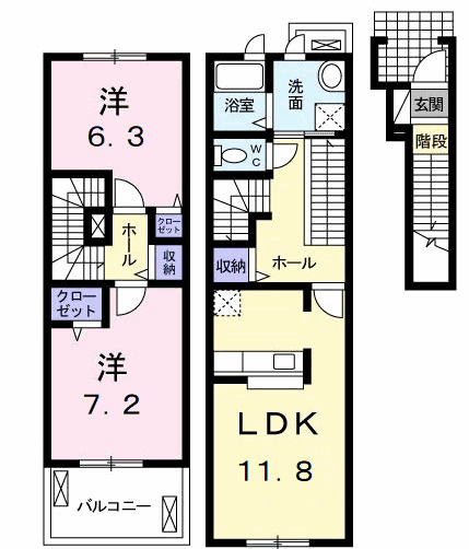 ベルエクラの間取り