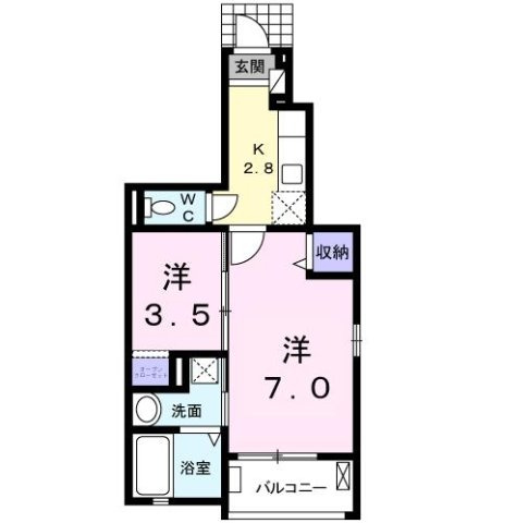 フィデールⅢの間取り