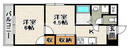 プレアール宝塚泉町の間取り