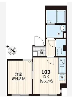 本駒込ウエストの間取り