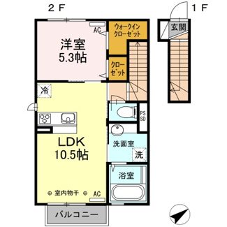 【間取り】 | グランディ樋の口　