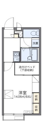 【間取り】 | レオパレス中央公園