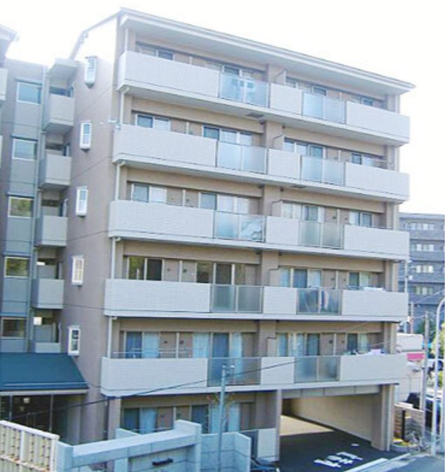 川崎市中原区木月住吉町の賃貸マンションの外観パース
