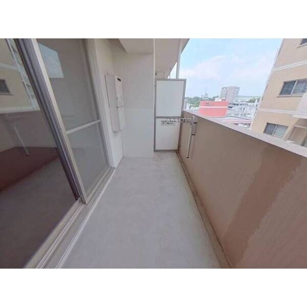 熊本市中央区辛島町の賃貸マンションのバルコニー